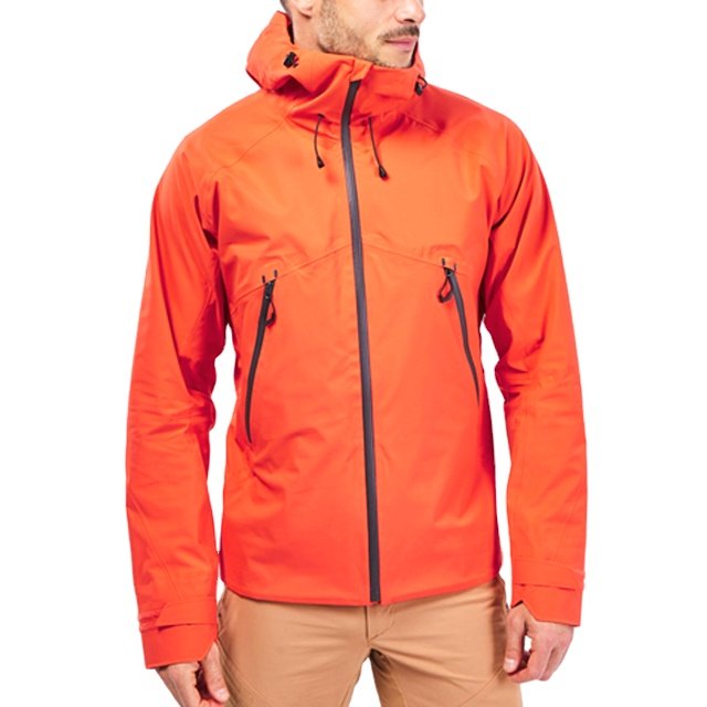 CONMR Durable Rain Jacket for men Outdoor Hard Shell Coar Rip Stop Light Jacket Windproof Waterproof Jacket