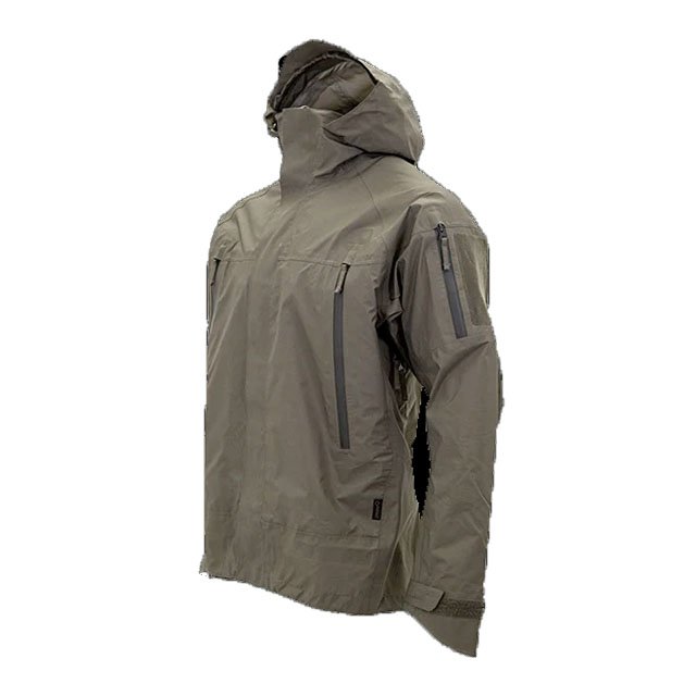 CONMR Camo Green Outdoor Rain Tactical Jacket Multi-pocket Waterproof Jacket and Quick Dry Made of Polyamide for Adults