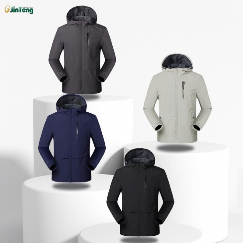Jinteng Custom Men Hunting Suit Waterproof Outdoor Hiking Combat Training Uniform Cloth Men Tactical Jacket