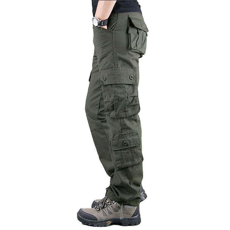 Men's Camouflage Pants Work Overalls Outdoor Sports Hiking Hunting Trousers Cotton Durable Tactical Cargo Pants