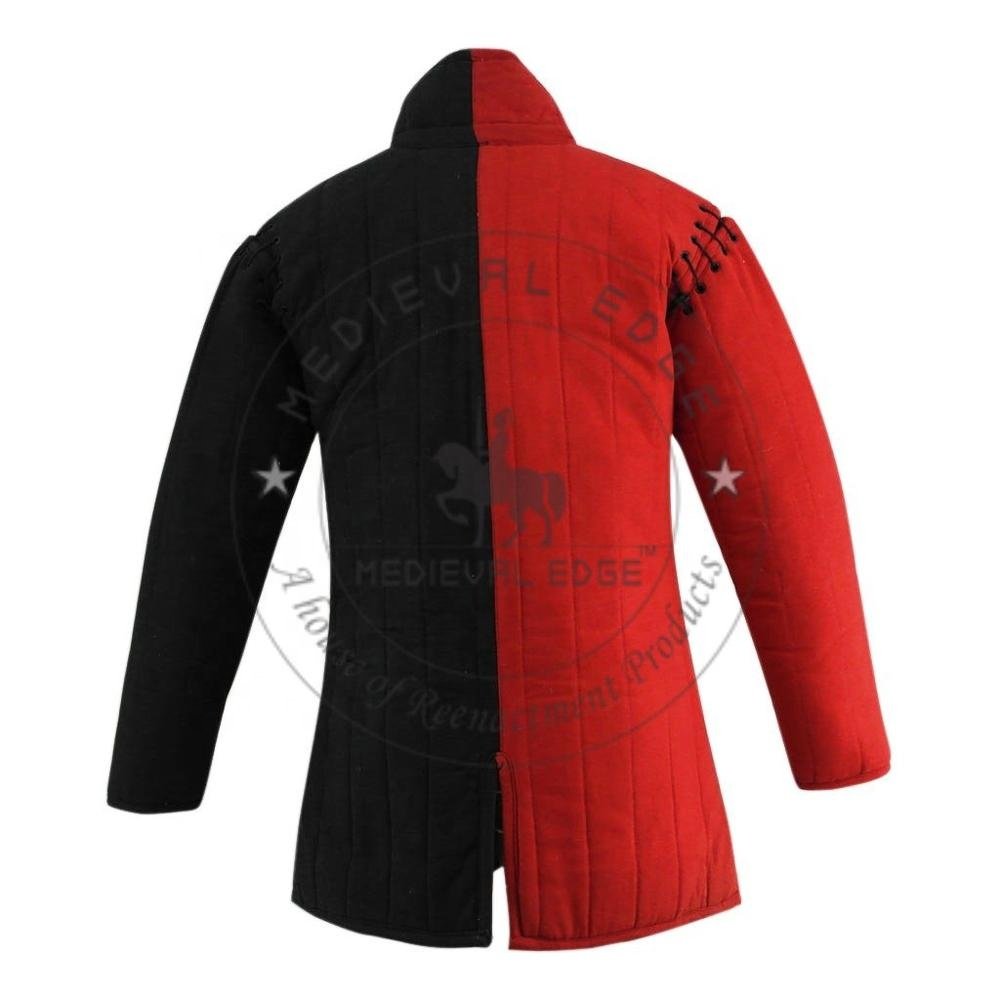 Men Gambeson Quilted Padded Armor Medieval Renaissance Knight LARP Dress Historical Clothing Halloween Indian Largest Factory