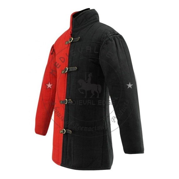 Men Gambeson Quilted Padded Armor Medieval Renaissance Knight LARP Dress Historical Clothing Halloween Indian Largest Factory