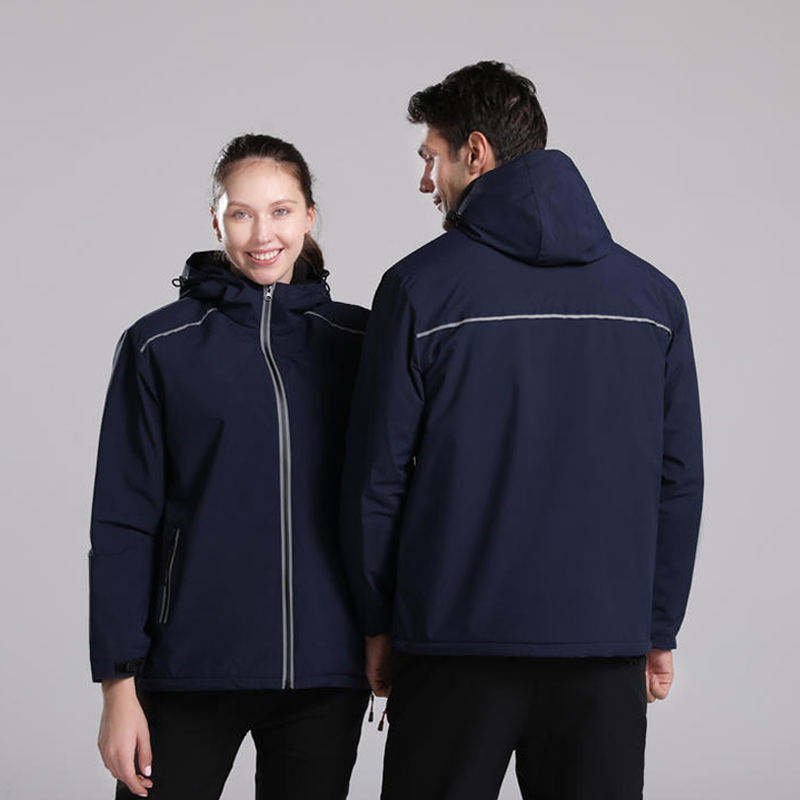 Custom Windbreaker Waterproof Hiking Jacket For Men Plus Size Men's Reflective Jackets Designer Fleece Winter Jacket