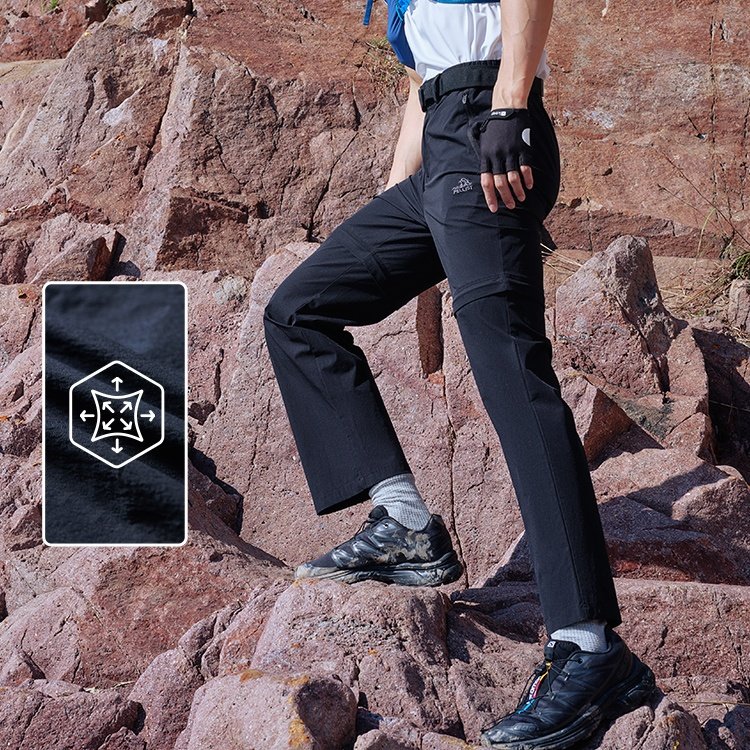Pelliot waterproof trousers men spring and summer outdoor breathable sports pants detachable pants