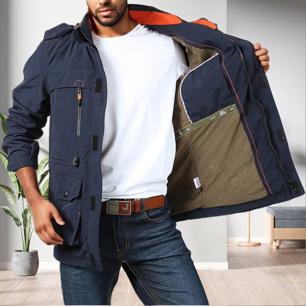 D0802ME14 Casual Punching Jacket Outdoor Jacket Quick Dry Mountaineering Clothing Sehe Fashion