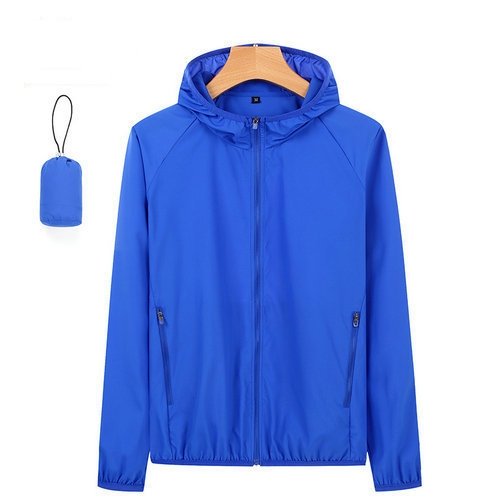 Custom Summer Fishing Hiking Breathable Sun Protection Clothing Zip Up Hood UV Jacket