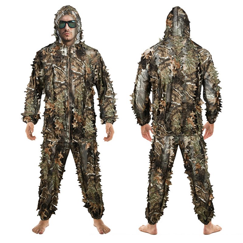 Outdoor Biomimetic Camouflage Clothing Photography Birdwatching Hunt Ghillie Suit Clothes CS Game Camo Waterfowl Hunting Suits