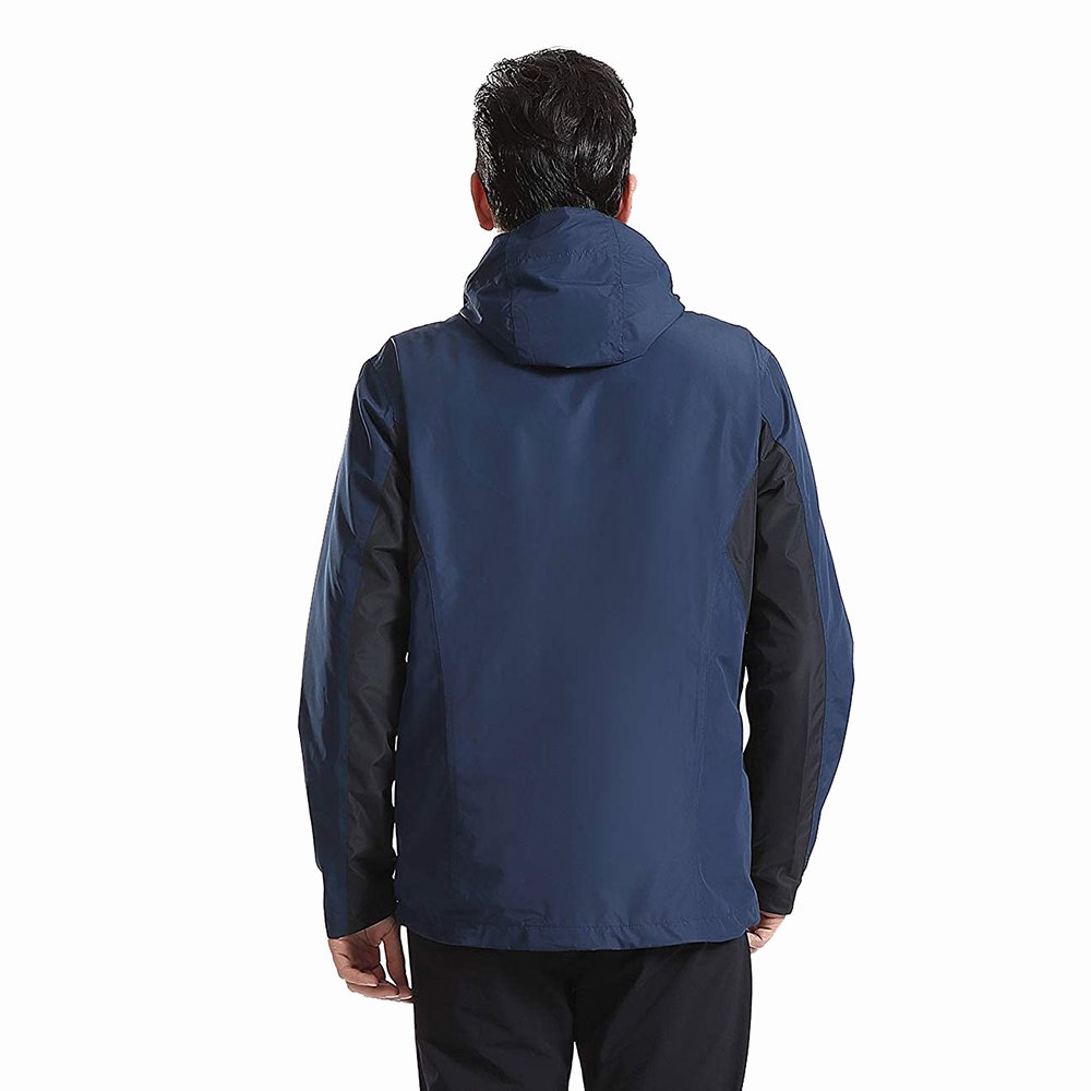 Wholesale Price Hiking Waterproof Jackets with Multi Pockets Zipper Up Plus Size Hooded Rainy Jackets For Adults