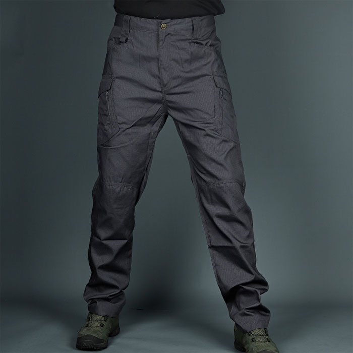 2024 Hot Sale Men Tactical Outdoor Waterproof Elastic Hiking Trousers Multi Pockets Woke Pants For Male