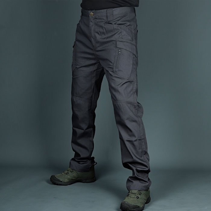 2024 Hot Sale Men Tactical Outdoor Waterproof Elastic Hiking Trousers Multi Pockets Woke Pants For Male