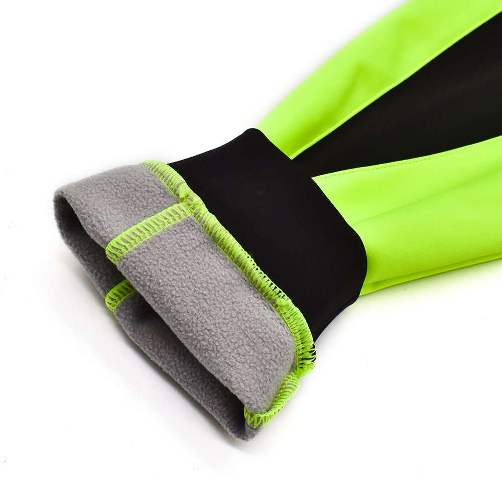 WOSAWE Winter Warm Up Thermal Fleece Cycling Jacket Bicycle MTB Road Bike Clothing Windproof Waterproof Long Jersey