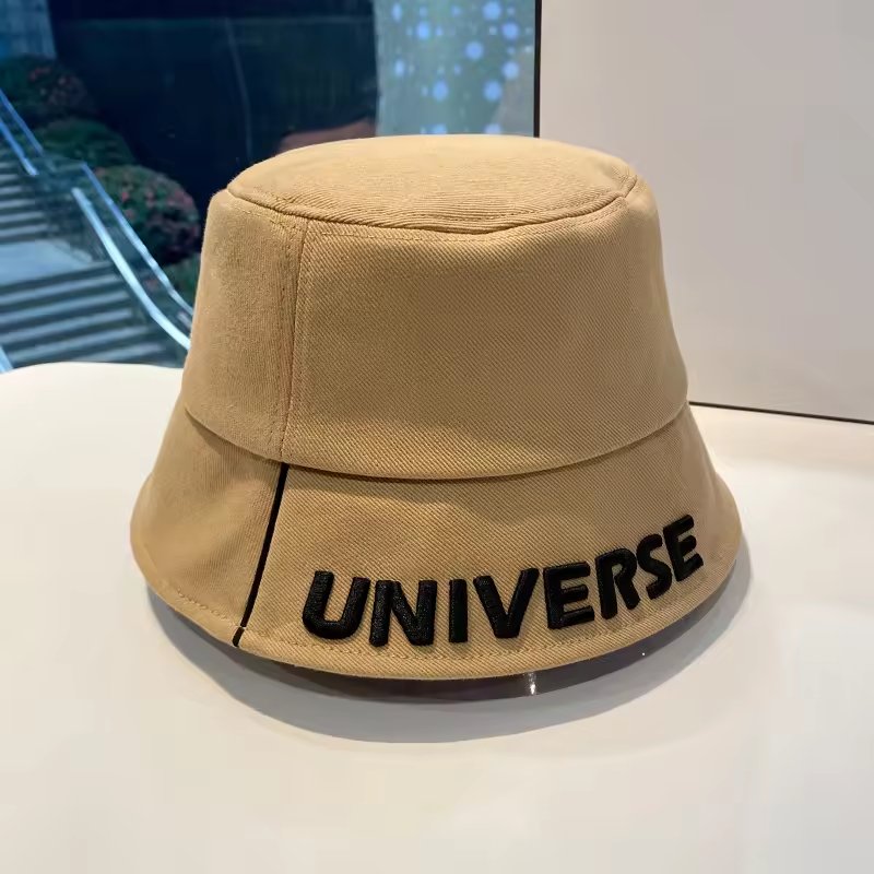Spring and summer letter fisherman hat men and women brand leisure wide brim sunshade bucket hat
