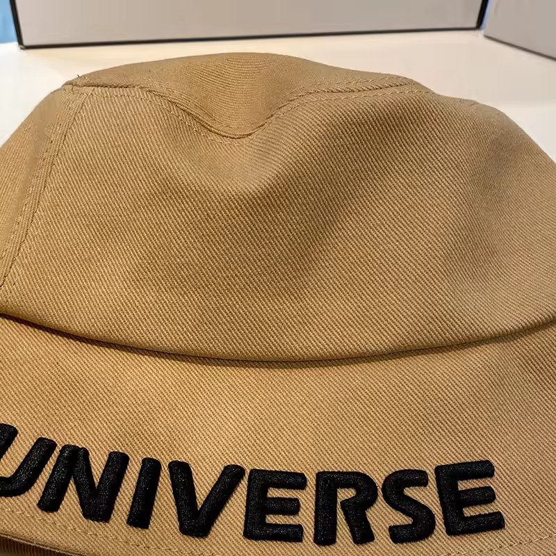 Spring and summer letter fisherman hat men and women brand leisure wide brim sunshade bucket hat