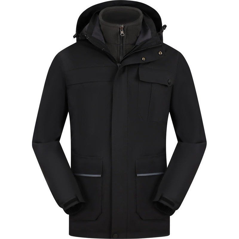 Sanhe-Parker Customizable Stormtrooper Jackets for Unisex Windproof Waterproof Outdoor Mountaineering Removable Fleece Groups