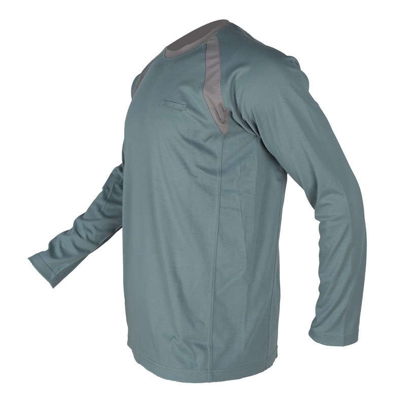 Wholesale FR Customized Safety Fireproof Protective Work Flame Resistant Clothing PPE Fire Retardant FR KNIT T Shirt For Men