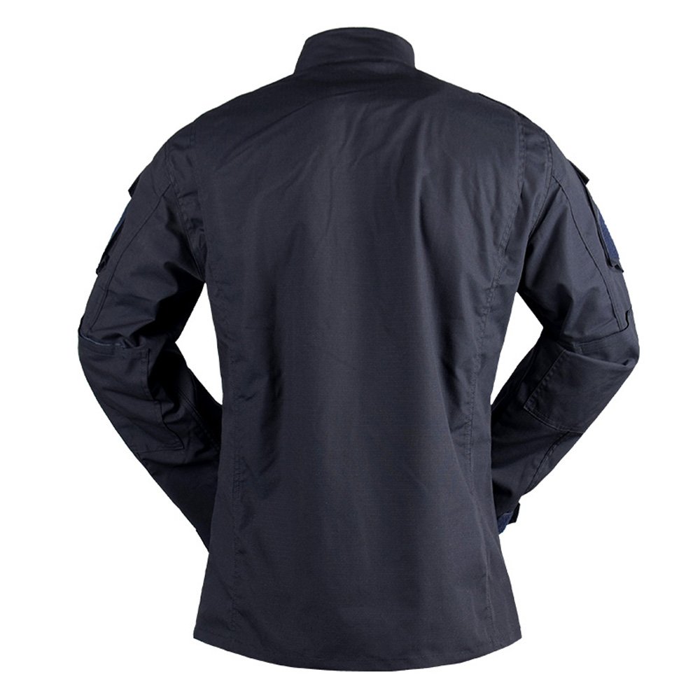 Wholesale tactical uniform Jacket and Pant BDU Outdoor Combat Black Navy Blue Clothing Uniform FA017