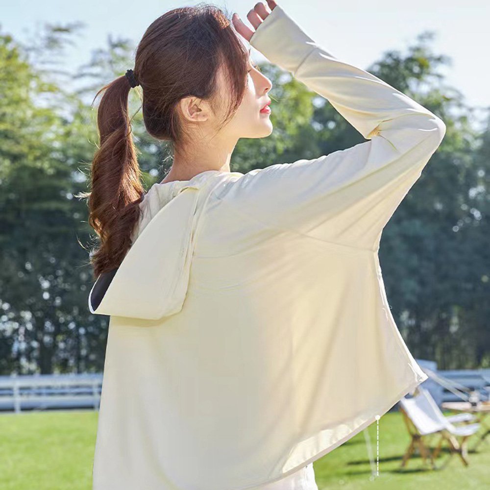 UPF50 Womens summer UV Protection clothing Sun Shield Long Sleeve Hiking Outdoor Bike Fishing Shirt Rash Guard
