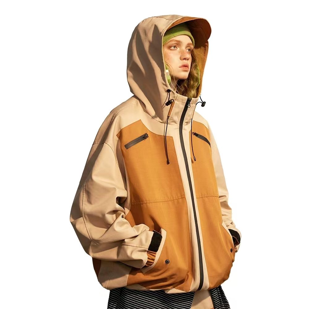 Hot-selling mountaineering clothing pure color windproof and waterproof spring outdoor jacket for unisex
