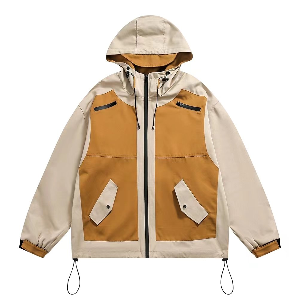 Hot-selling mountaineering clothing pure color windproof and waterproof spring outdoor jacket for unisex