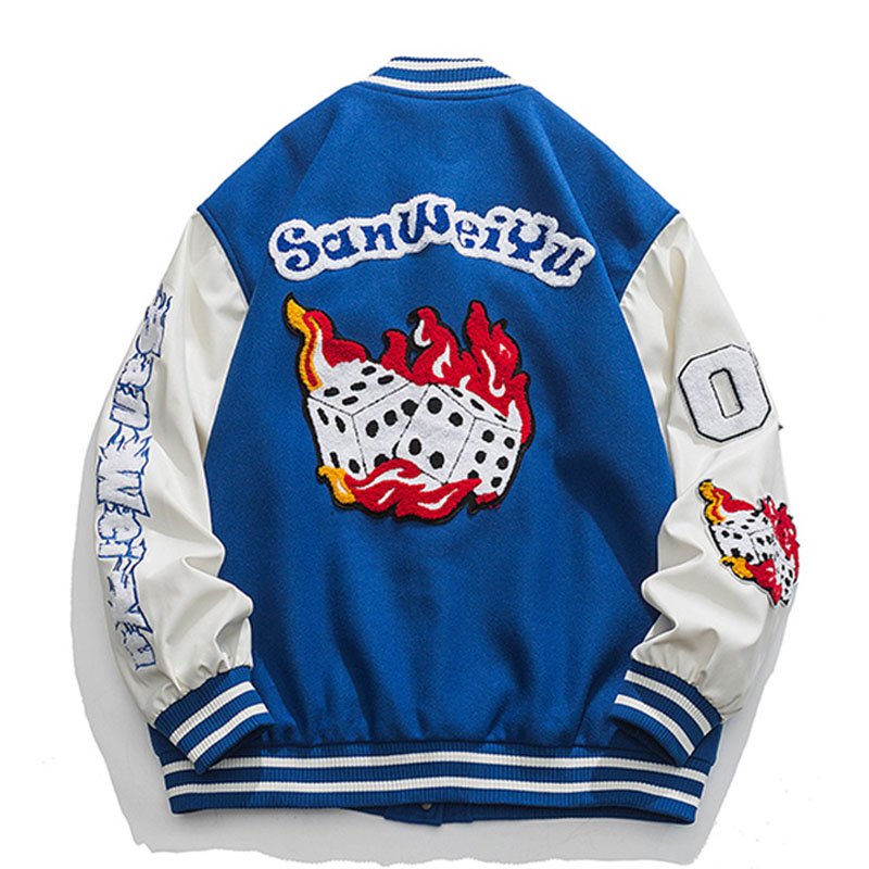 Manufacturer Custom High Quality Vintage Winter and Autumn Men's Leather Baseball Letterman Varsity Jackets