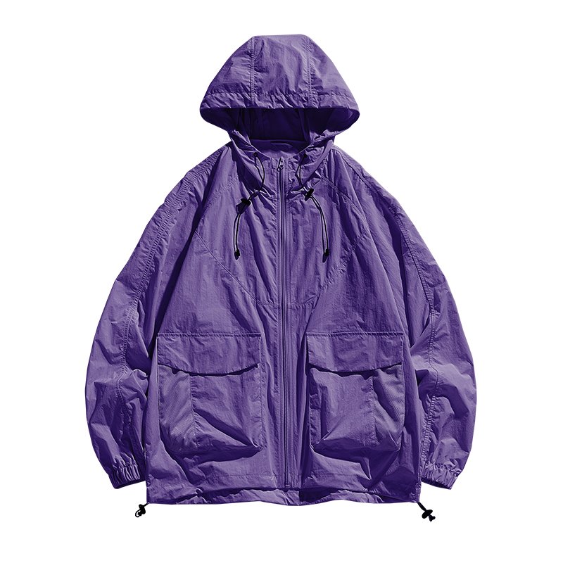 Sun Protective Anti Uv Outdoor Wear Unisex UPF50+ Long Sleeve Clothing With Zip Up Fishing Hiking Sunscreen Jacket