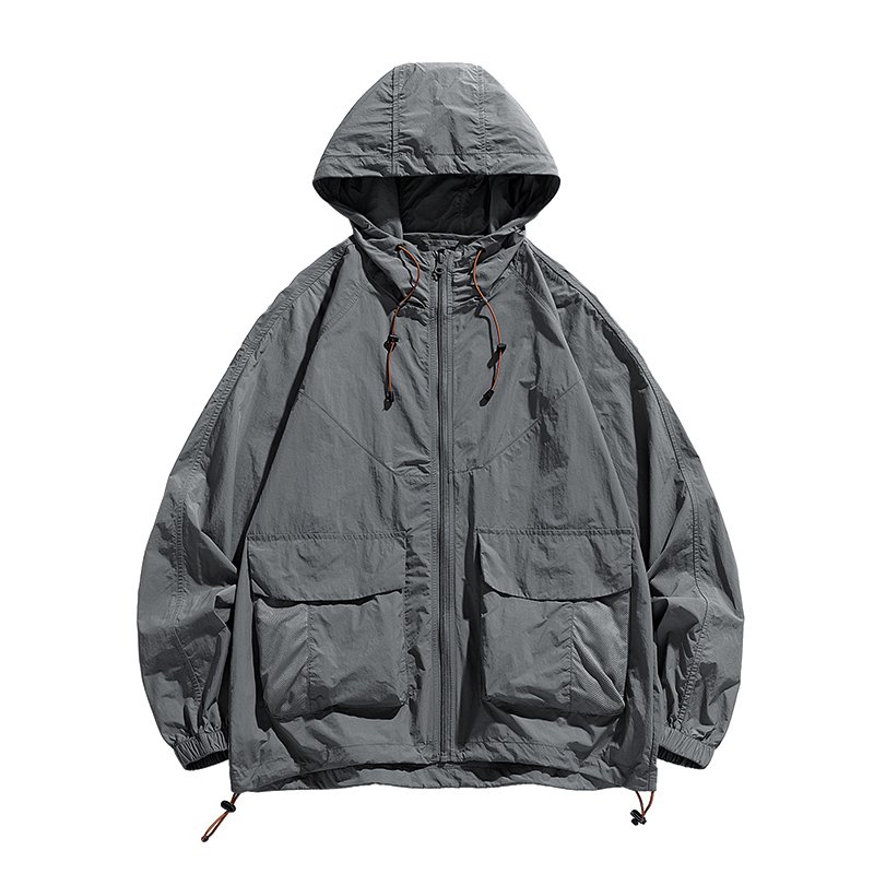 Sun Protective Anti Uv Outdoor Wear Unisex UPF50+ Long Sleeve Clothing With Zip Up Fishing Hiking Sunscreen Jacket
