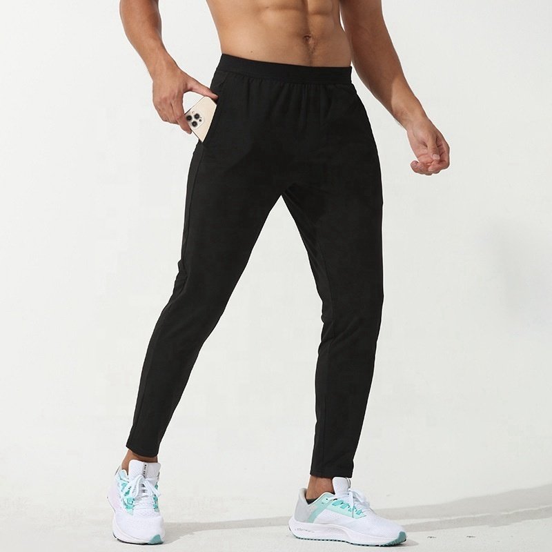 Custom Mens Lightweight Tracksuit Elastic Sports Trousers Gym Running Joggers Pants Cotton Polyester Wholesale ODM