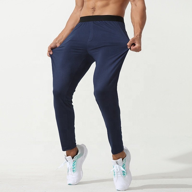 Custom Mens Lightweight Tracksuit Elastic Sports Trousers Gym Running Joggers Pants Cotton Polyester Wholesale ODM