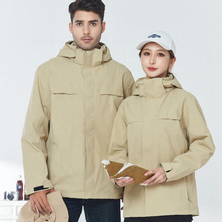 women and men 3 in 1 windproof lightweight hiking jacket women windbreaker jacket