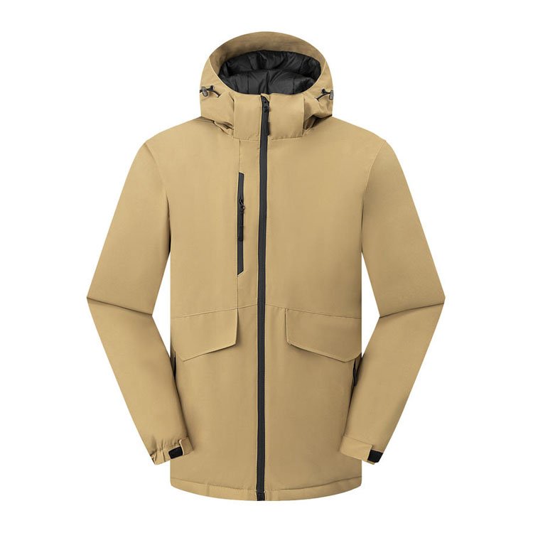 Custom Logo Waterproof Windbreaker Zipper Jacket Men's Polyester Breathable Fabric Outdoor Jacket Windproof Windbreaker Jacket