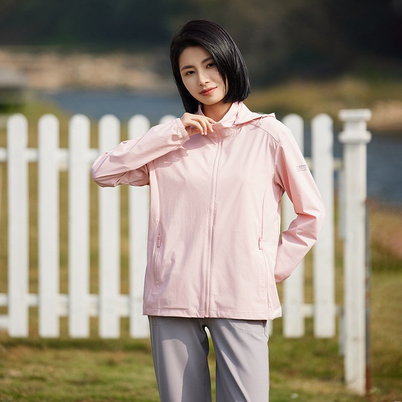 Summer Couple Ice Silk Sunscreen Top Stretch Jacket UPF50+ Women's UV Sun Protection Hoodie Clothing Sports Jacket Custom LOGO