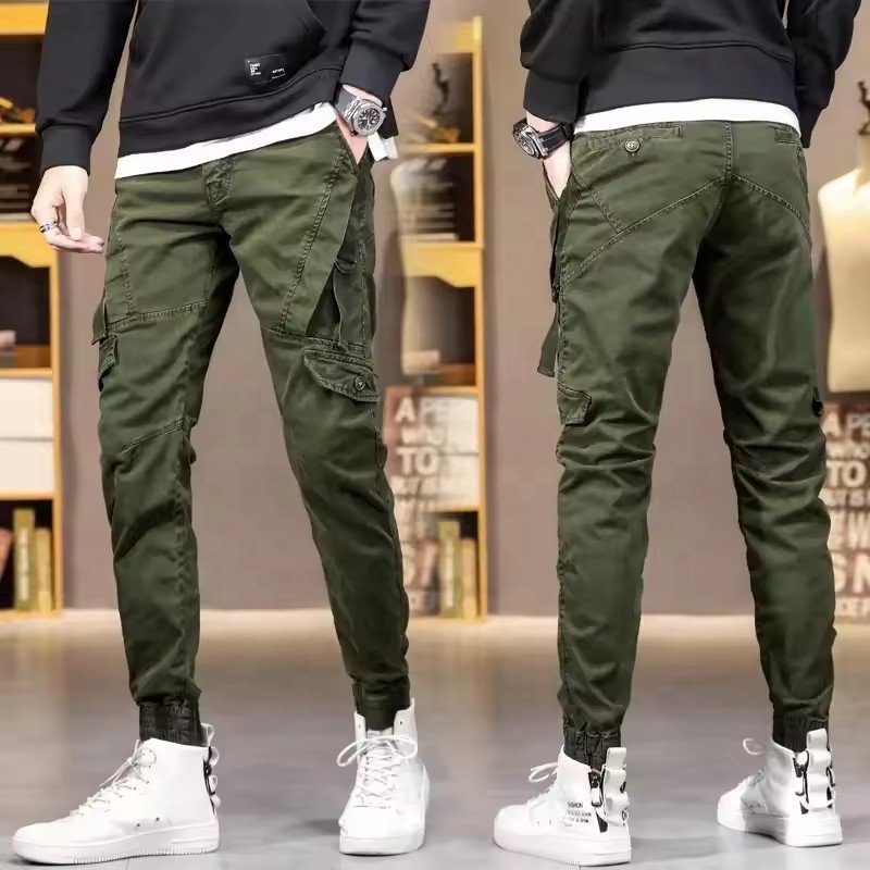 Hot selling men's casual jogging pants cotton outdoor running track jogging sports pants men's work pants factory direct sales