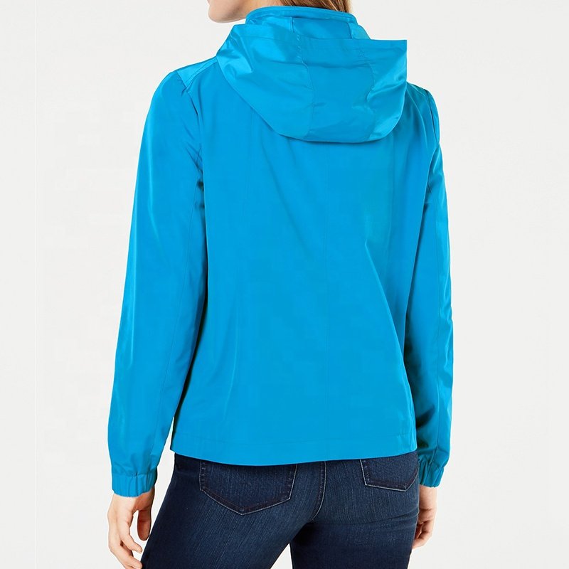 Women's Jacket Soft Shell Sports Wholesale Supplier Lightweight 100% Polyester Women's Clothing Woven Short Thin Varsity Jacket