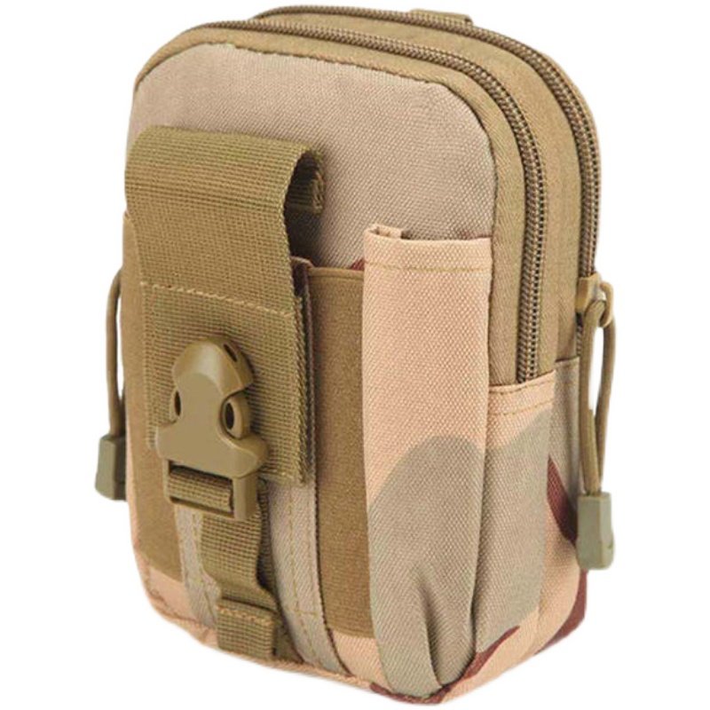 tactical waist bag, man's multi-purpose camouflage belt bag, molle slant-t-bag cell phone bag, mini-bag general
