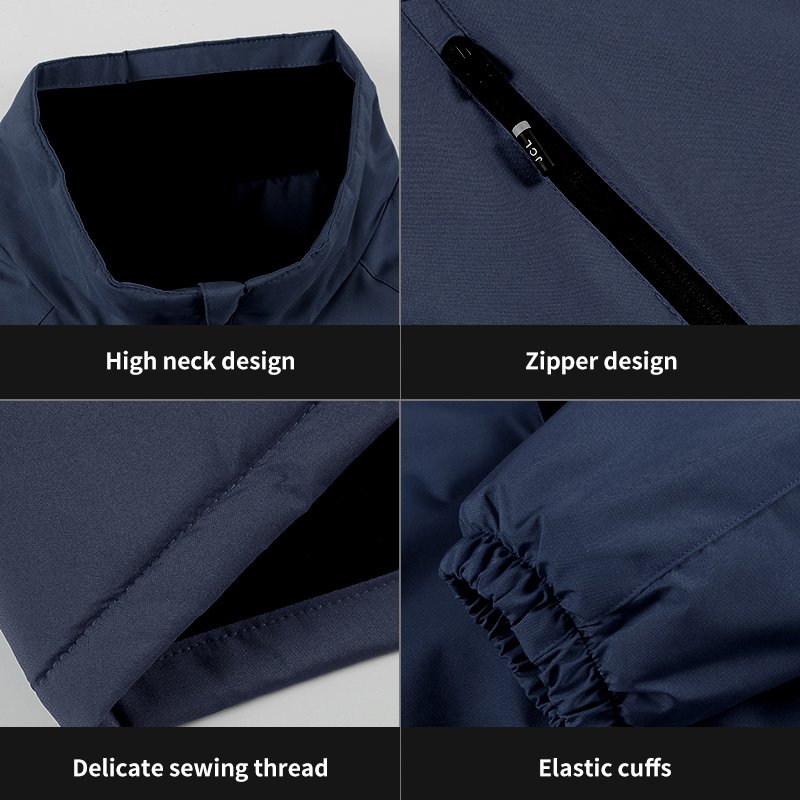 Wholesale Men outdoor hiking clothing polyester windbreak Jacket zip up waterproof jacket man