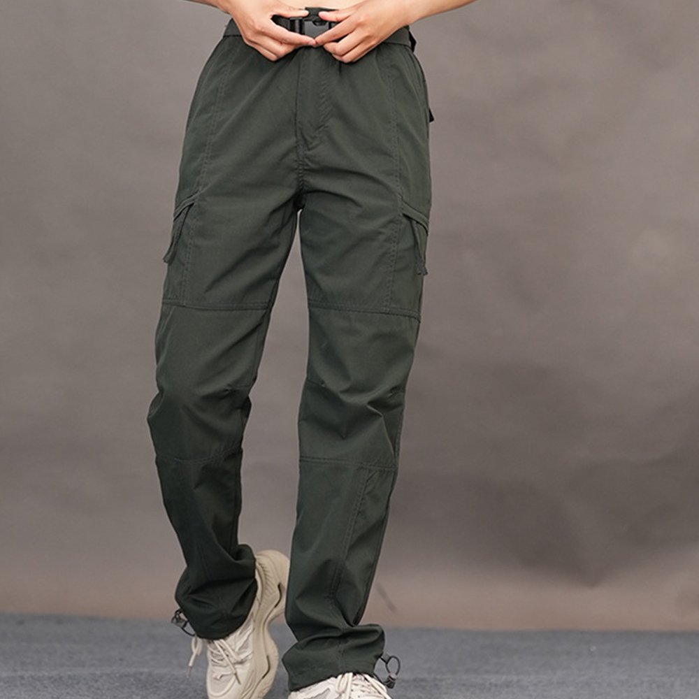 Wholesale Customized Men's High Waist Casual Jogging Pants Quick-Drying Elastic Hiking Leggings Baggy Tactical Summer Workwear