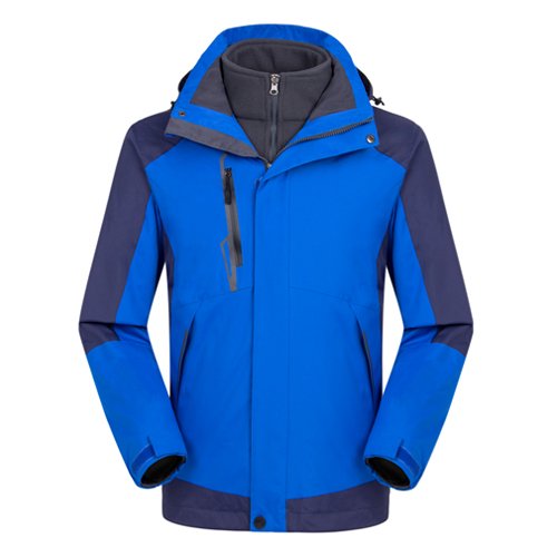 New Outdoor Jacket Windbreaker Waterproof Hiking Jacket Coat Shake Fleece 3 in 1 Coat