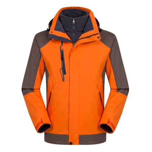 New Outdoor Jacket Windbreaker Waterproof Hiking Jacket Coat Shake Fleece 3 in 1 Coat
