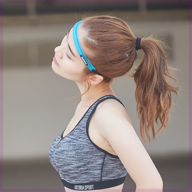 Physical exercise sweats, running marathons, sweat-sweeting, male and female, and silicone head belts