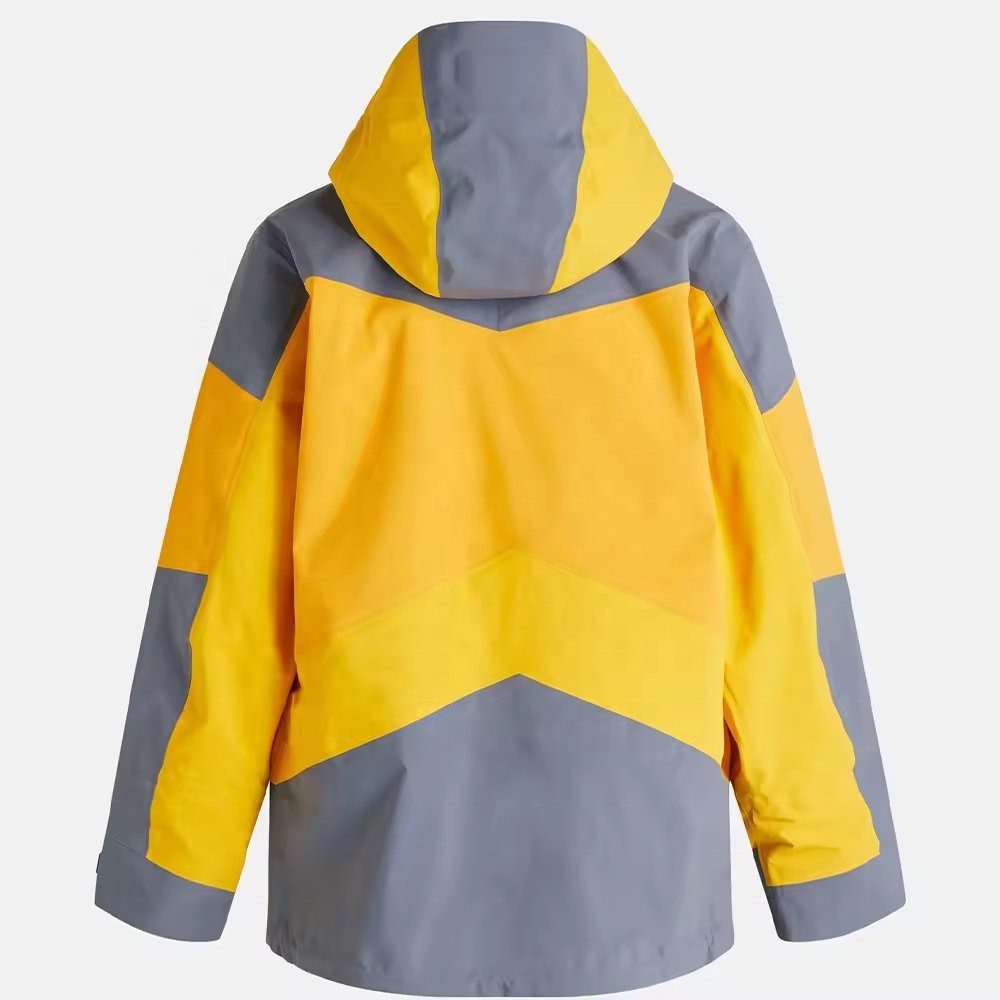 Custom men's soft hiking jacket man waterproof lightweight hooded coat outdoor breathable camping jacket windproof windbreaker