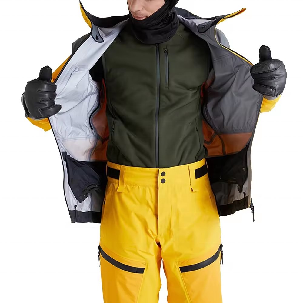 Custom men's soft hiking jacket man waterproof lightweight hooded coat outdoor breathable camping jacket windproof windbreaker