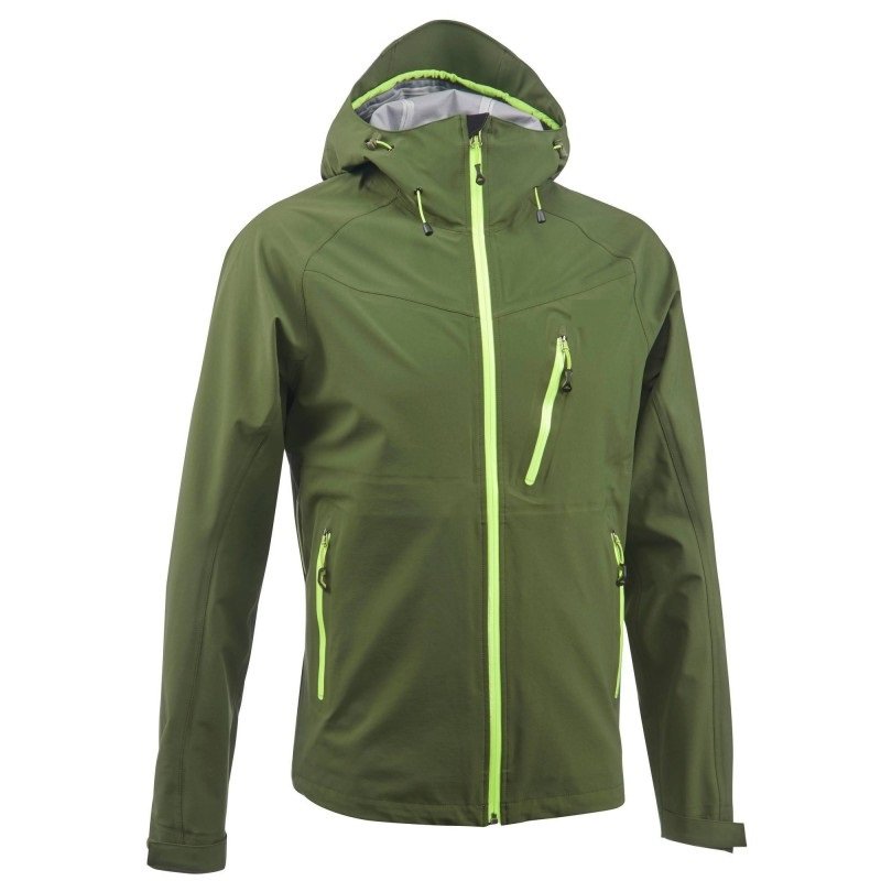 RYH290 Customize Men Outdoor Waterproof hiking clothing Run waterproof jacket green