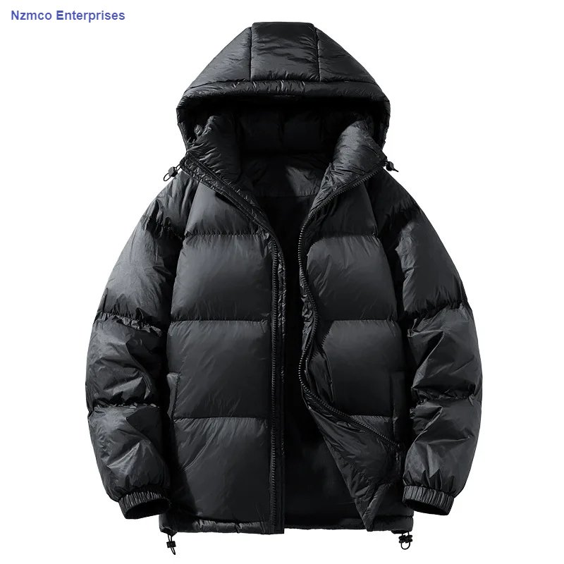 2024 Winter Hooded Men's 90% White Duck Down coat fashion warm Down Jackets casual winter Men thicken winter Jacket NZMCO