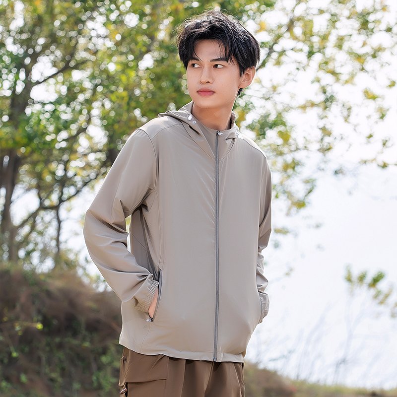 Outdoor Summer Sports Jacket Sunscreen UPF50+ Anti UV Coat Unisex Casual Windbreak Sun Protection Hooded Long SleeveJacket