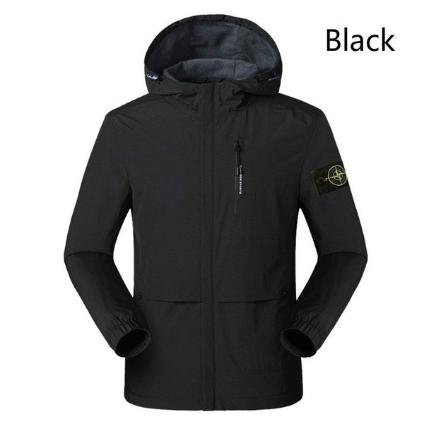 JQ3 Men's jackets waterproof hooded water proof wind breaker casual coat male clothing 2021 spring jackets men wholesale