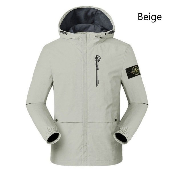 JQ3 Men's jackets waterproof hooded water proof wind breaker casual coat male clothing 2021 spring jackets men wholesale