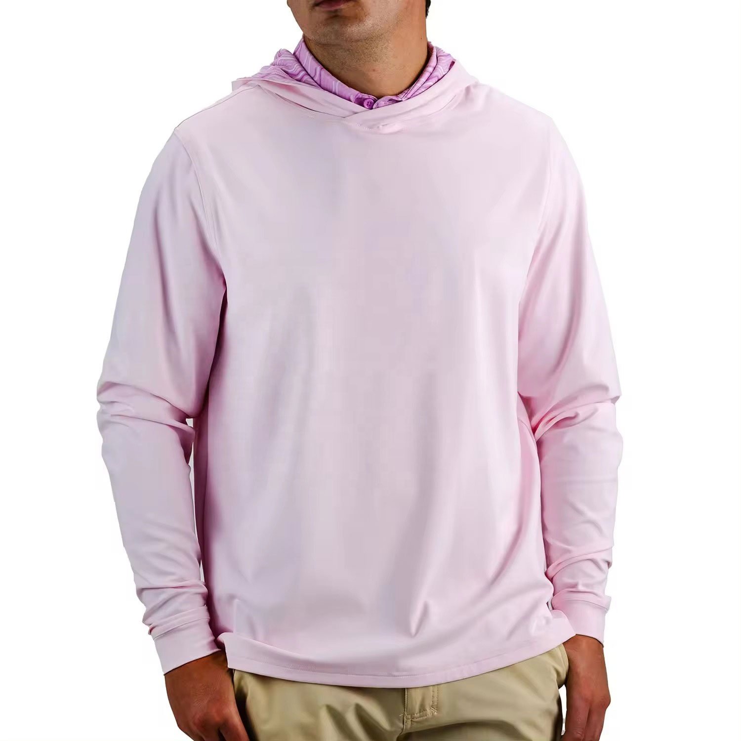 Yijin custom UV Protection Performance Shirts Long Sleeve sports gym Hiking Fishing Outdoor Shirt&Tops Lightweight Hoodie