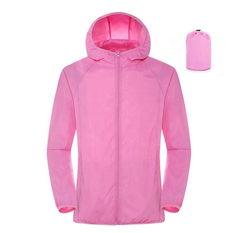 Outdoor Ultra Thin Unisex Sun Protection Clothing Summer Waterproof Windbreaker Jacket Rash Guard
