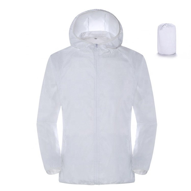 Outdoor Ultra Thin Unisex Sun Protection Clothing Summer Waterproof Windbreaker Jacket Rash Guard