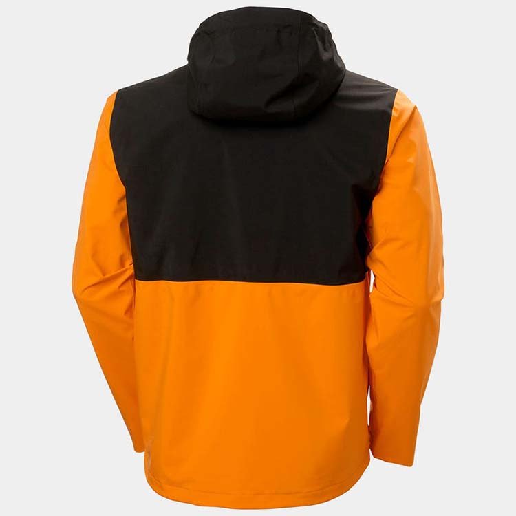 Men's Mountain Waterproof Jacket Outdoor Waterproof Hard Shell Hooded Jacket Running Hiking Rain Jacket